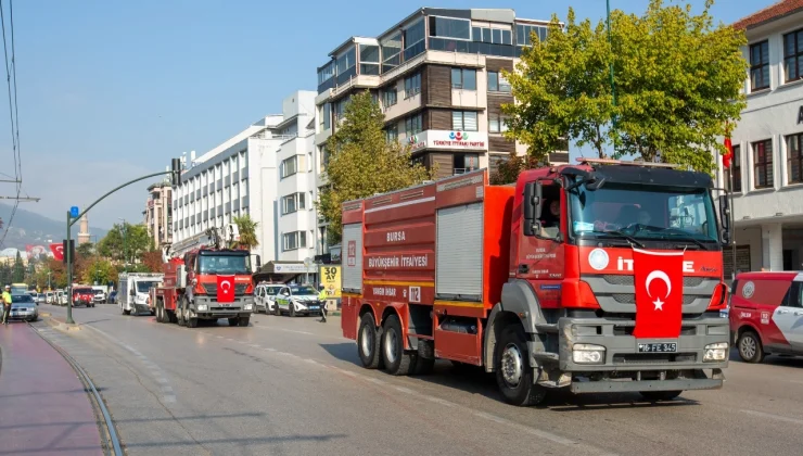 Bursa İtfaiyesi üç asırdır vatandaşın hizmetinde