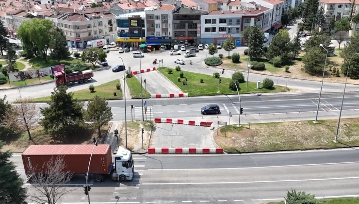 Eskişehir’de kavşak denemesi 1 ay daha uzatıldı