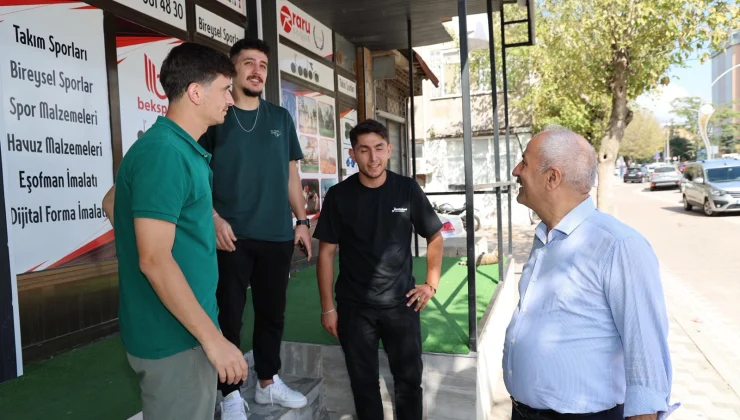 Gebze’de Başkan Büyükgöz’den Güzeller esnafına ziyaret