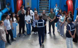 Geleceğin hekimleri atık su süreçlerini yerinde gözlemledi