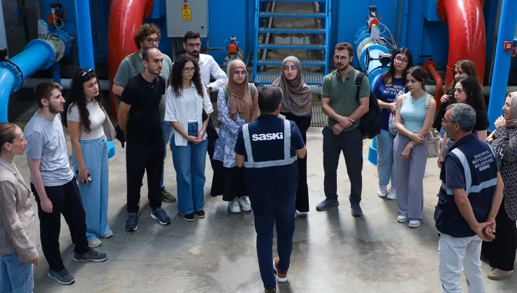 Geleceğin hekimleri atık su süreçlerini yerinde gözlemledi