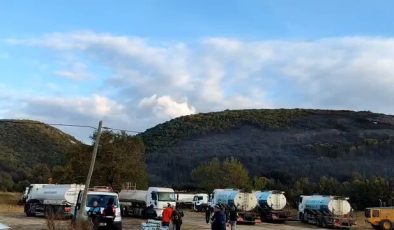 Karacabey’de soğutma çalışmaları sürüyor