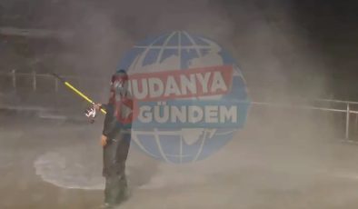 Poyraz dalgaları İsmet İnönü Bulvarı’nı sardı