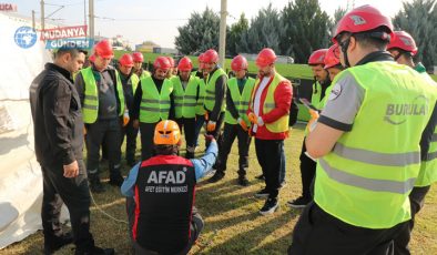 AFAD ekibinden BURULAŞ personeline eğitim