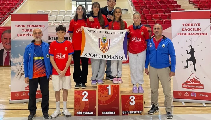 Bursa İnegöl Belediyespor ‘tırmanış’ kürsüsünde
