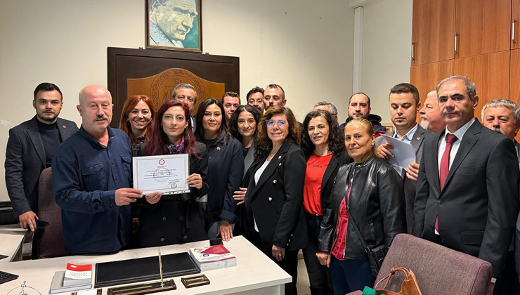 CHP Mudanya’da devir-teslimle Seda Başkan dönemi başladı