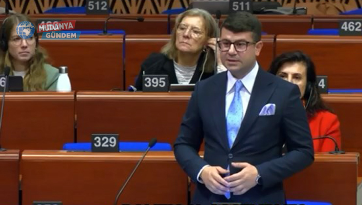 Baran Güneş, Strazburg’da Türkiye’deki demokrasi mücadelesini anlattı