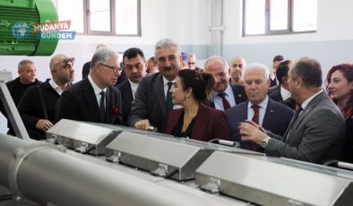 Mudanya’nın ilk kamu zeytinyağı fabrikası hizmete girdi