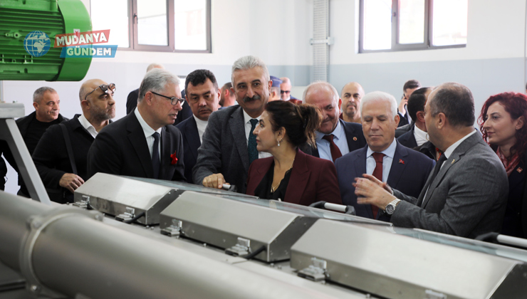 Mudanya’nın ilk kamu zeytinyağı fabrikası hizmete girdi