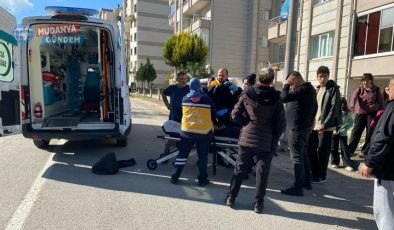 Mudanya’da yasak ‘U dönüşü’ kuryeyi hastanelik etti!