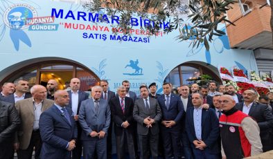 Marmarabirlik Mudanya Zeytin Kooperatifi ilk satış mağazasını açtı