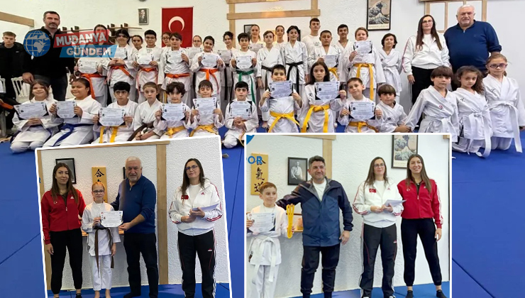 Burgazspor’da karatecilerin kuşak heyecanı