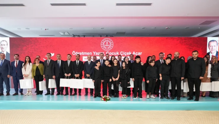 ‘Öğretmen yazar, çocuk çiçer açar’ hikayeleri ödüllendirildi