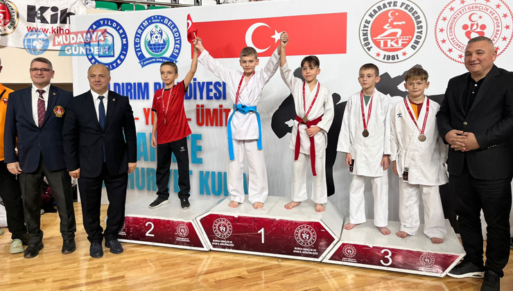 Poyrazın karatecileri Yıldırım’da fırtına gibi esti