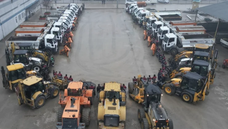 İnegöl Belediyesi’nde kış hazırlıkları tamam