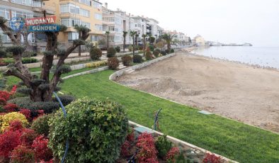 Mudanya Demirhane sahili Büyükşehir’le yeniden nefes alıyor