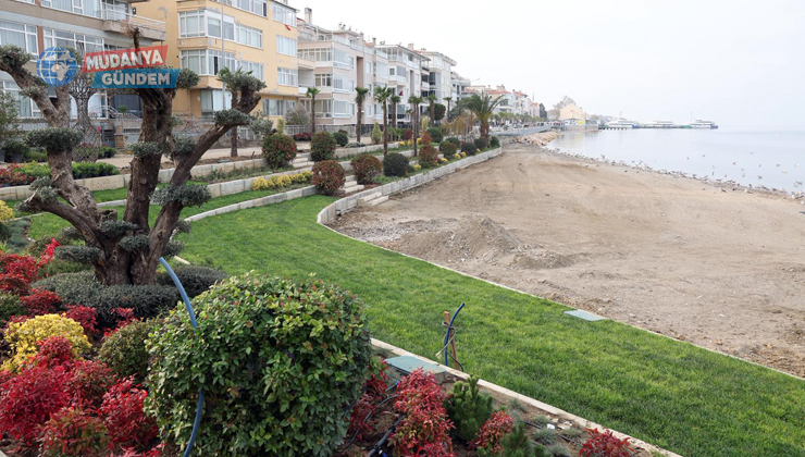 Mudanya Demirhane sahili Büyükşehir’le yeniden nefes alıyor