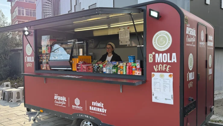 İstanbul Bakırköy’de B’Mola Karavan Kafe hizmete açıldı