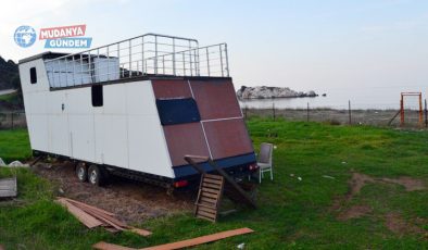 Mudanya’da çalınan tiny house köyler arası dolaştırıldı! Şüpheli tutuklandı