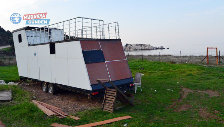 Mudanya’da çalınan tiny house köyler arası dolaştırıldı! Şüpheli tutuklandı