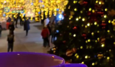 Mudanya’da Yeni Yıl Pazarı ışıl ışıl