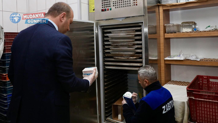 Gıda işletmelerine Mudanya Zabıtası’ndan sıkı denetim