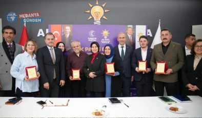 AK Parti Mudanya’dan 2025’te 1.601 üye kaydı