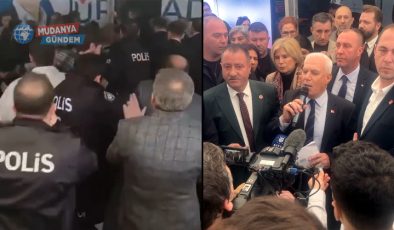 Bursa’da Başkan Bozbey’e sözlü ve fiziki müdahale!