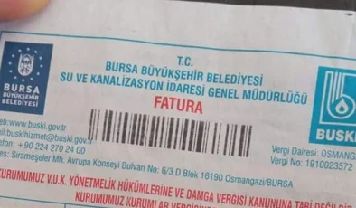 Bursa’da su faturalarındaki artışın nedenine BUSKİ’den açıklama