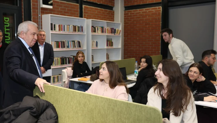 Nilüfer’de Başkan Özdemir’den gençlere finaller öncesi moral ziyareti