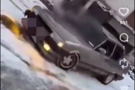 Orhaneli’de karda drifte Jandarma freni!
