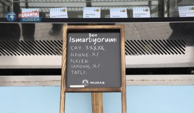 Mudanya’da dayanışmaya ‘Ben ısmarlıyorum’ katkısı