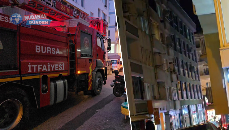 Mudanya’da 4. kattaki duman paniğe neden oldu