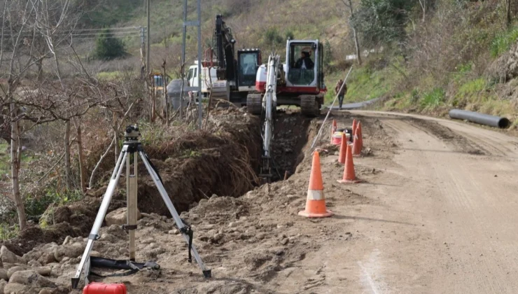 Ordu’da altyapı çalışmaları hız kesmeden sürüyor