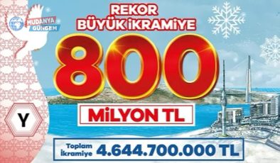 Yılbaşı çekilişinde işte sıralı tam liste