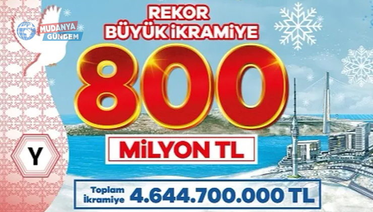 Yılbaşı çekilişinde işte sıralı tam liste