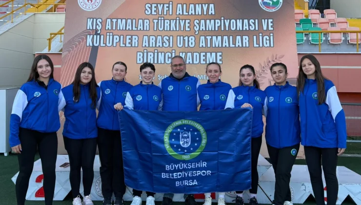 Bursa Büyükşehirli atletler Mersin’den boş dönmedi