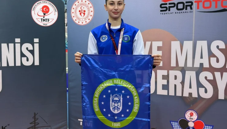 Bursa Büyükşehirli sporcu Özge Yılmaz Türkiye üçüncüsü