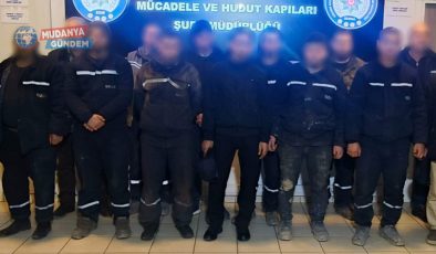 Mudanya’da kaçak göçmen operasyonu