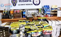 Güzelyalı’da kilolarca kaçak ürün ele geçirildi