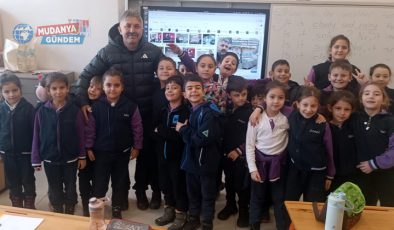 Mudanya’da Şükrü Çavuş öğrencileri mahalle muhtarı ile buluştu