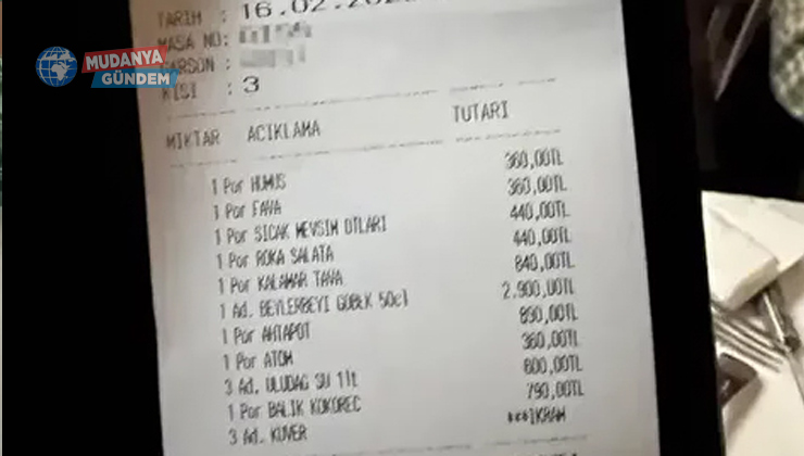 Bakanlık Mudanya’daki fahiş fiyat iddiasını inceledi