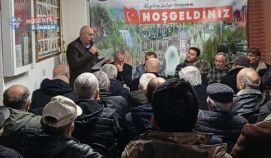 Mudanya Erzurumlular Derneği’nde Yalçın Yılmaz güven tazeledi