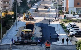 Denizli Gerzele Mahallesi’nde asfalt seferberliği başladı