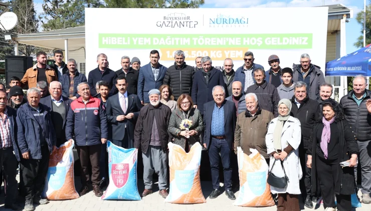 Gaziantep’te üreticiye rekor yem desteği