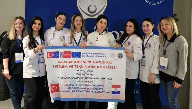 İzmirli öğrenciler Türk mutfağını uluslararası platformda tanıttı