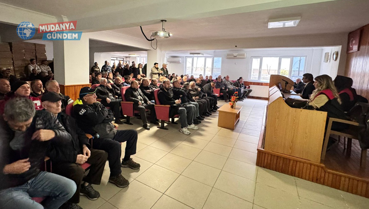 Mudanya’da üreticilere ‘Bitki Koruma Ürünleri’ eğitimi