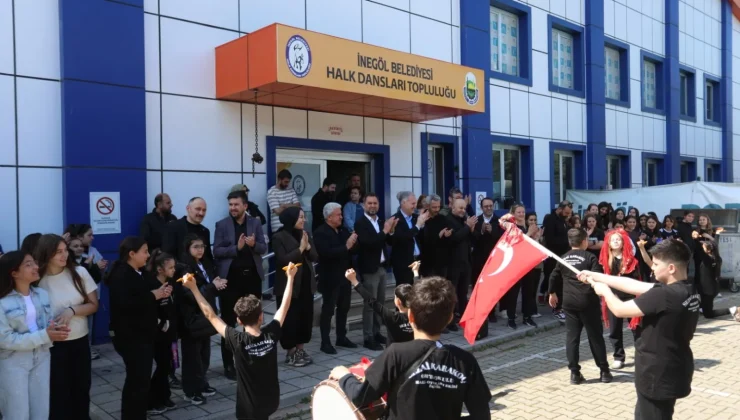 Bursa İnegöl’de Başkan Taban’dan Halk Dansları’na ziyaret