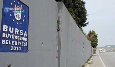 Mudanya-Bursa yolundaki o istinat duvarı tedirgin ediyor!