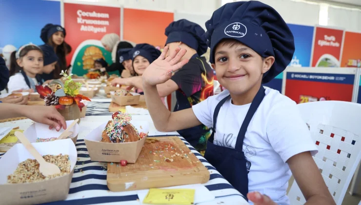 Kocaeli’de çocuklar kahraman da oldu aşçı da
